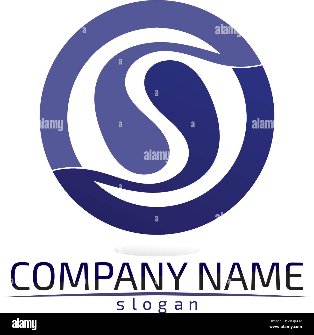 Schallwellen Vector Illustration Design Template Stock Vektor