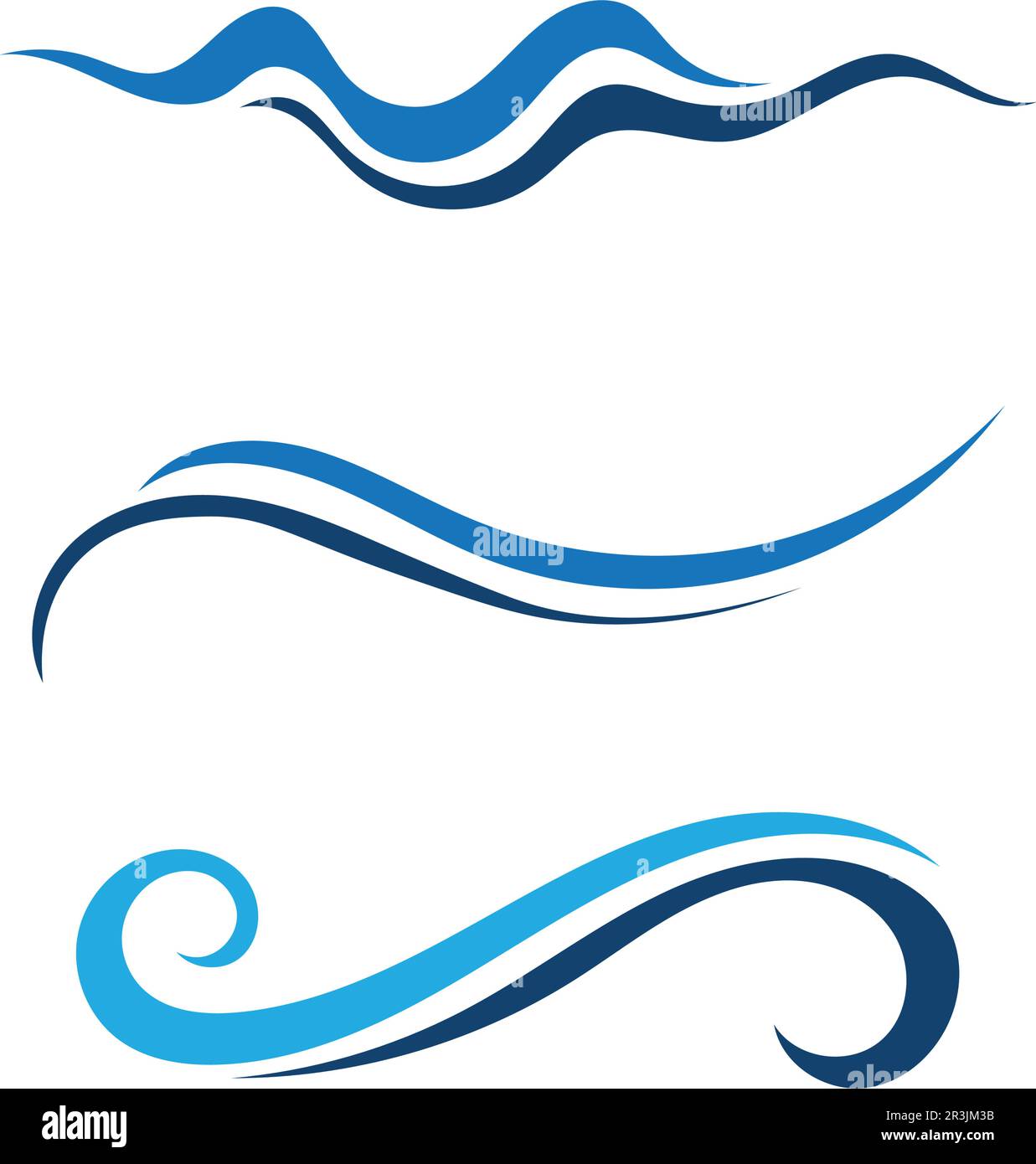 Schallwellen Vector Illustration Design Template Stock Vektor