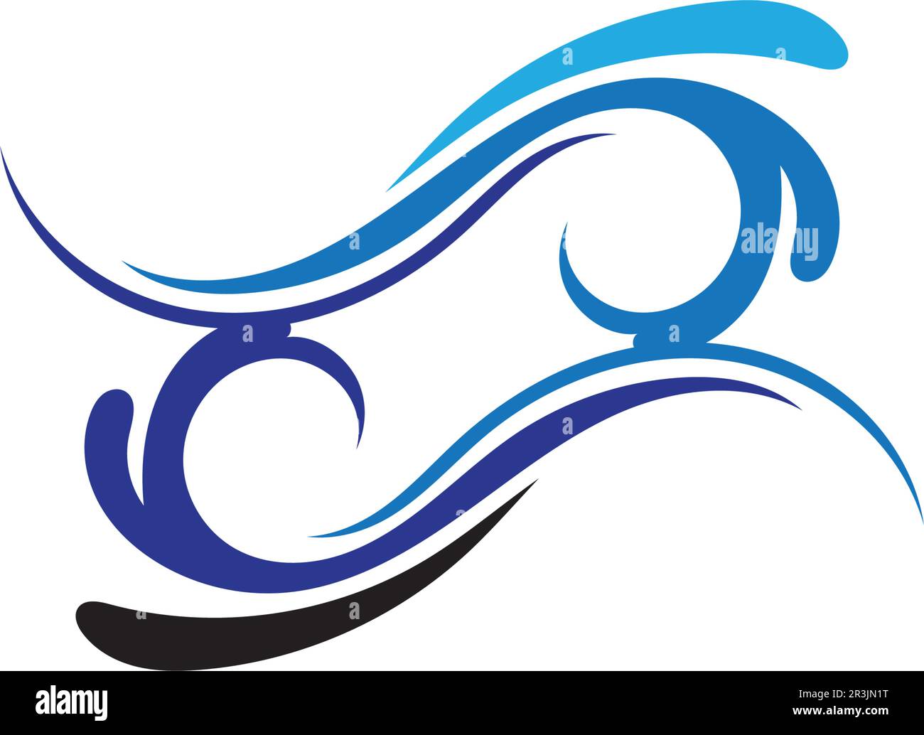 Schallwellen Vector Illustration Design Template Stock Vektor
