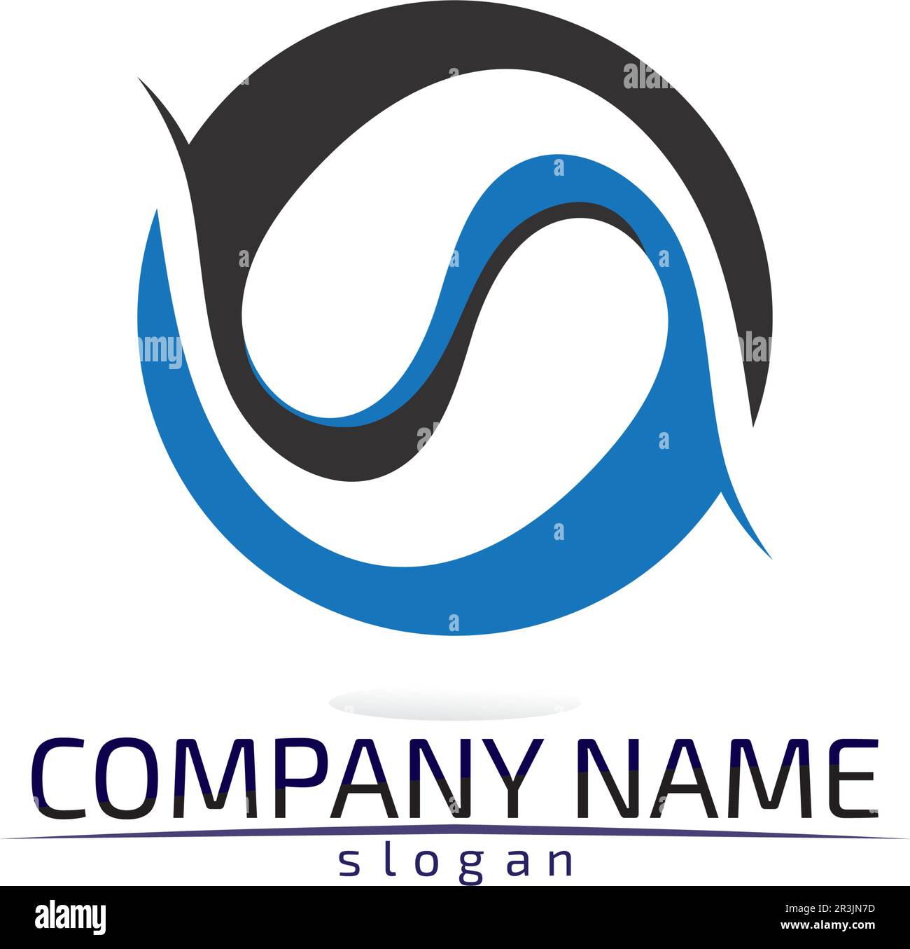 Schallwellen Vector Illustration Design Template Stock Vektor