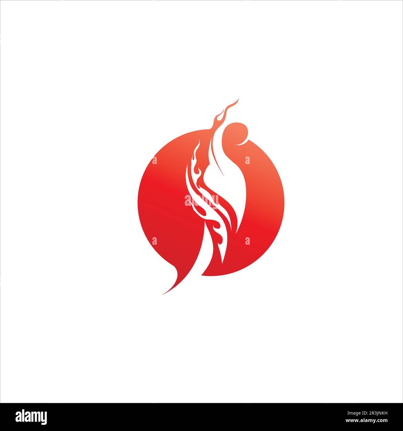Red Hot Chili Symbol der natürlichen Vorlage vector Illustration Stock Vektor