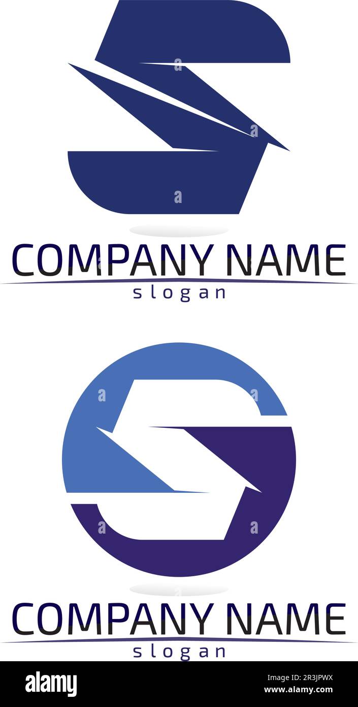 Business corporate Buchstabe S Logo Design Vector Stock Vektor