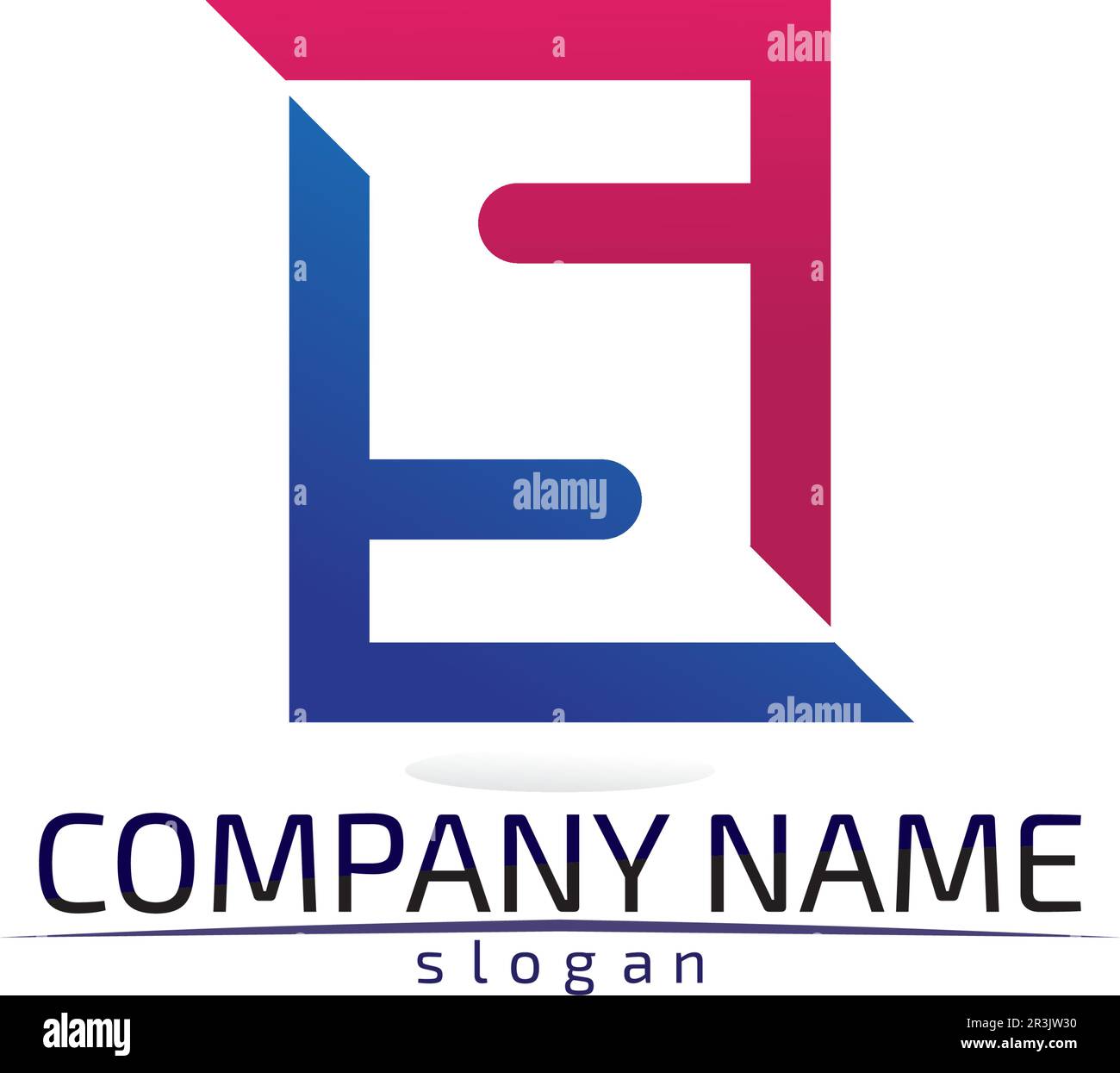 Business corporate Buchstabe S Logo Design Vector Stock Vektor