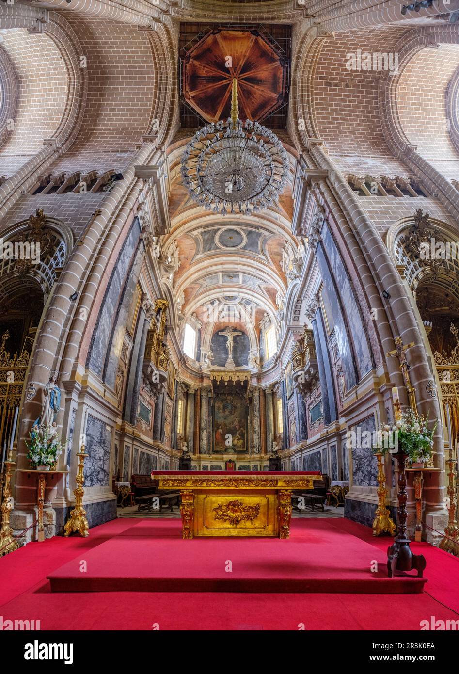 Capela do Santo Cristo, Catedral de Évora, Sé Catedral Basílica de Nossa Senhora da Assunção, Évora, Alentejo, Portugal. Stockfoto