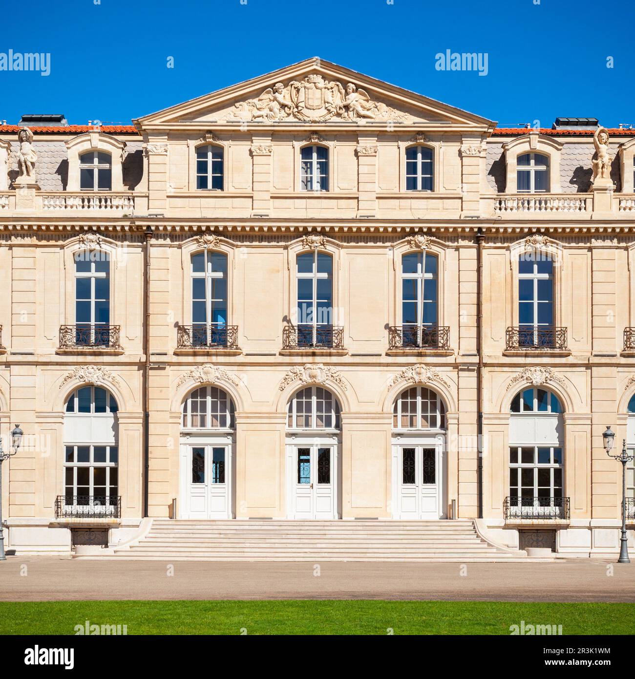 Das Palais du Pharo ist ein Palast im Stadtzentrum von Marseille im Süden Frankreichs Stockfoto