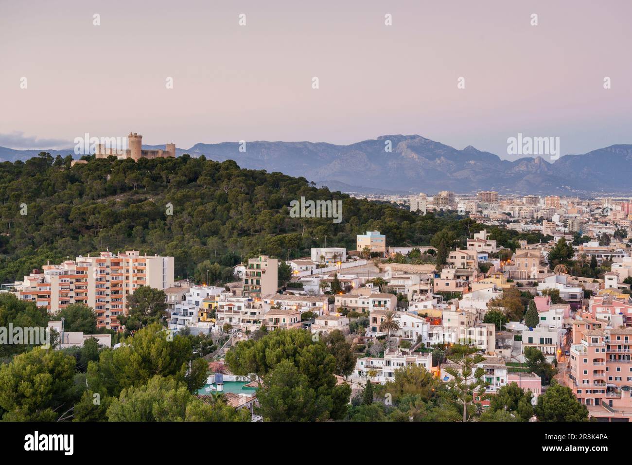 Barrio de El Terreno, Distrito de Poniente, Palma de Mallorca, Balearen, Spanien, Europa. Stockfoto