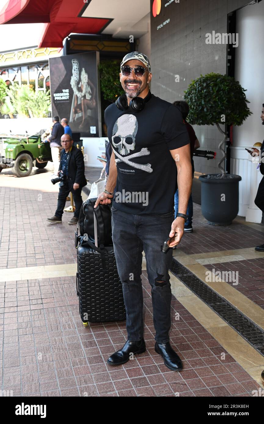 Cannes, . 24. Mai 2023. 76. Cannes Film Festival 2023, Sichtungen von Prominenten. Pictured Amaurys Perez Credit: Independent Photo Agency/Alamy Live News Stockfoto