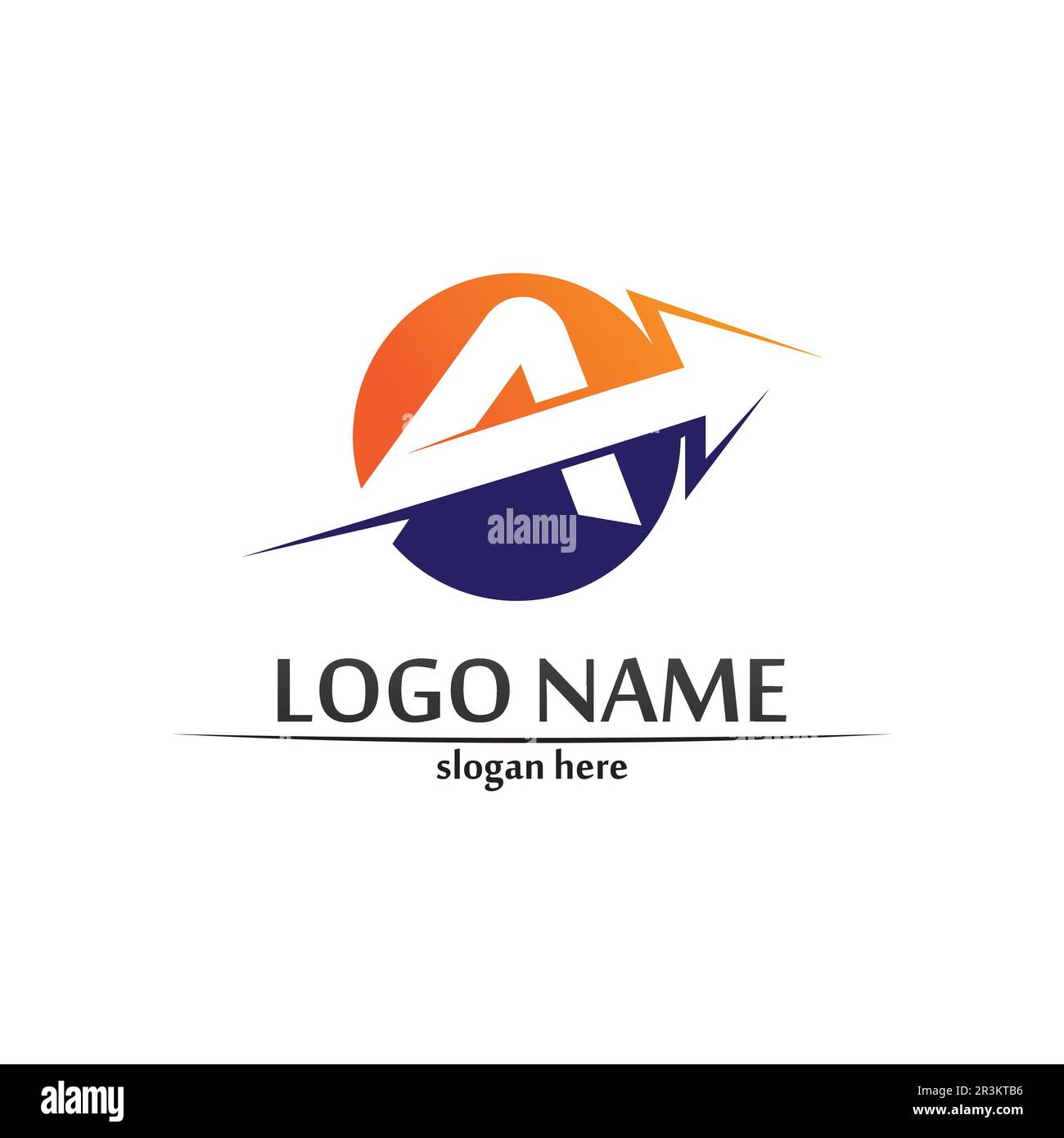 Eine Briefvorlage Vektor icon Abbildung design Stock Vektor