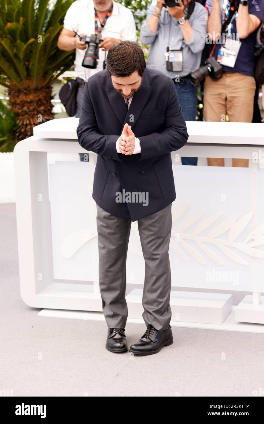 Jason Schwartzman beim Photocall zum Kinofilm 'Asteroid City' auf dem Festival de Cannes 2023 / 76. Internationale Filmfestspiele von Cannes am Palais des Festivals. Cannes, 24.05.2023 Stockfoto