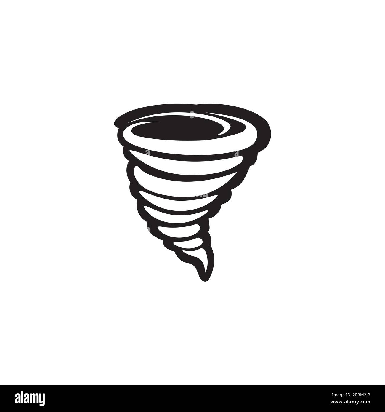 Tornado Symbol logo Vector Illustration Design Stock Vektor