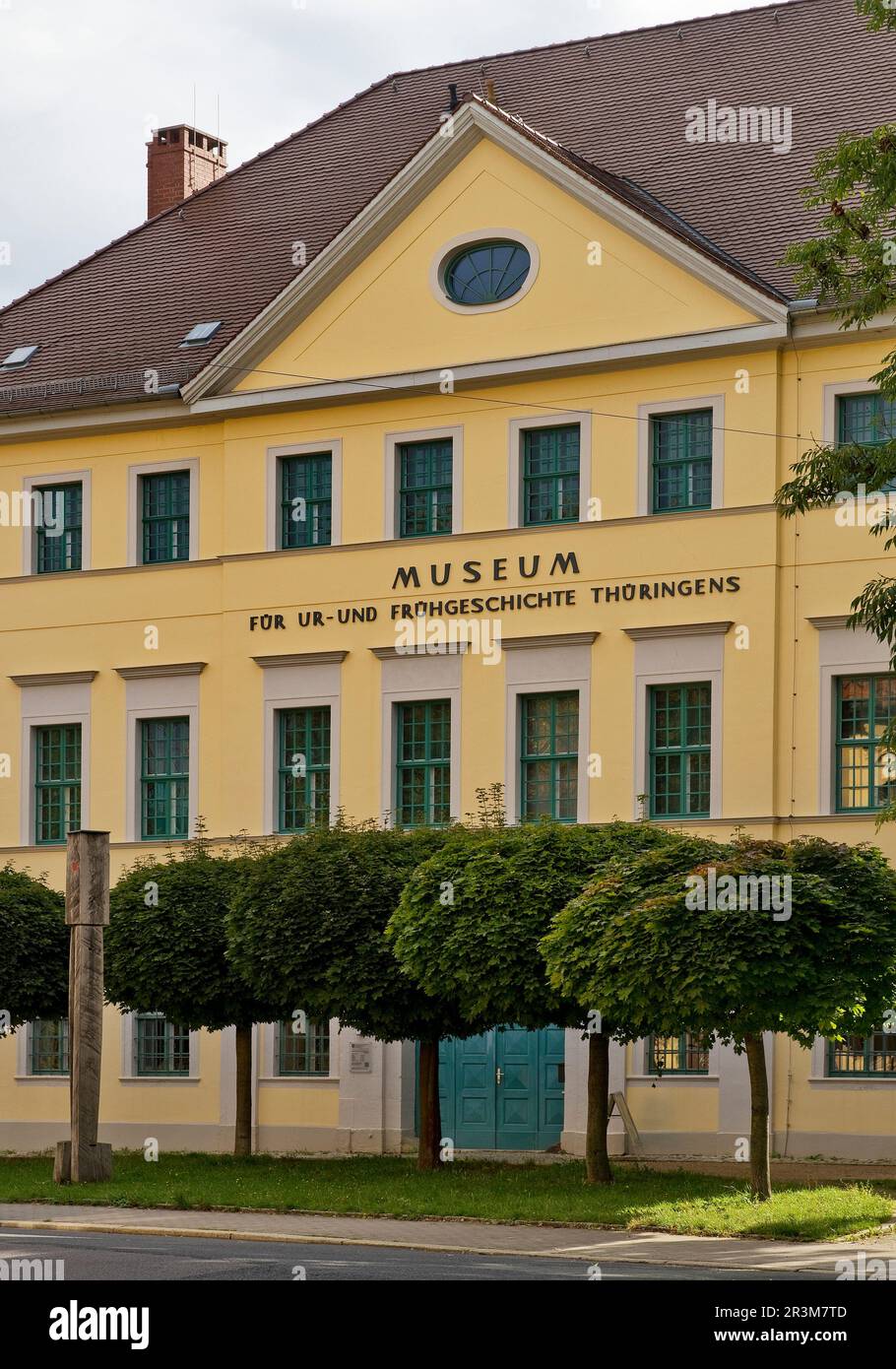 Museum der Vorgeschichte und frühen Geschichte von Thüringen, Weimar, Thüringen, Deutschland, Europa Stockfoto