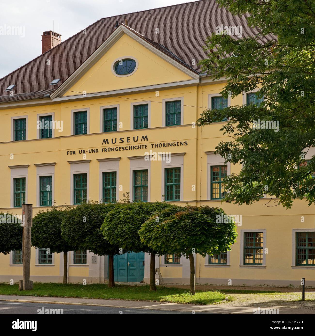 Museum der Vorgeschichte und frühen Geschichte von Thüringen, Weimar, Thüringen, Deutschland, Europa Stockfoto