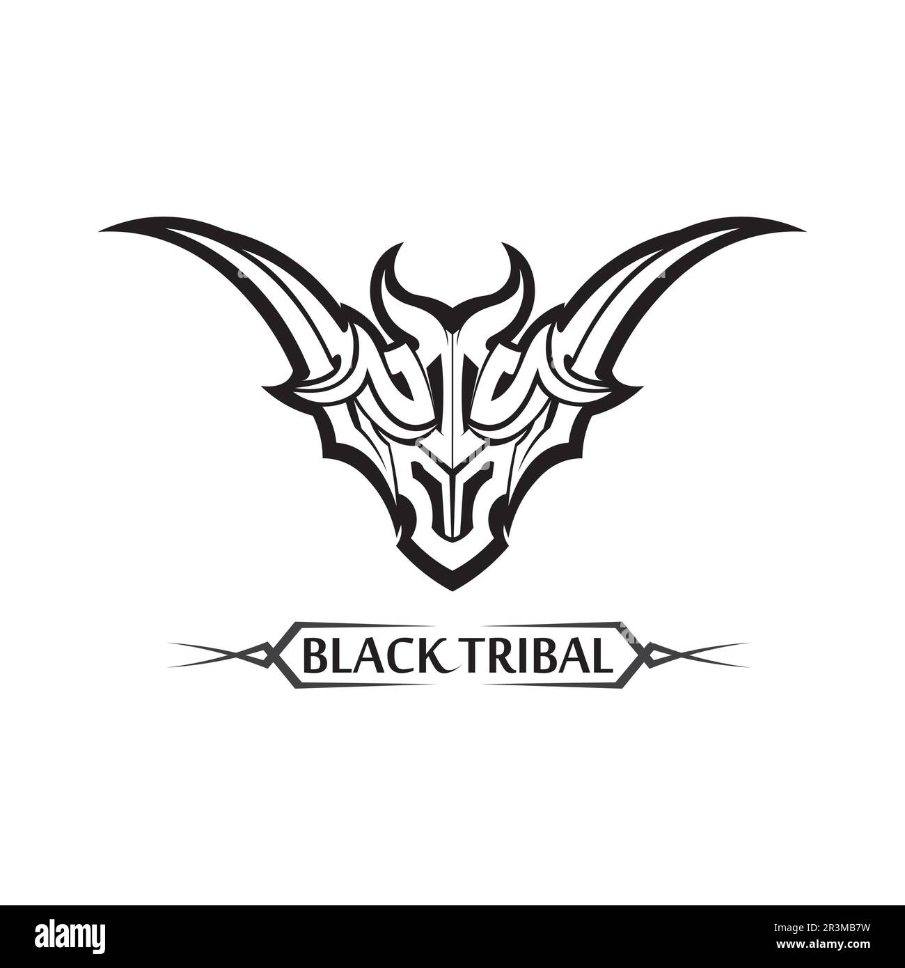 Tribal Design Vector Vintage und abstrakte ethnische Grafik Stock Vektor