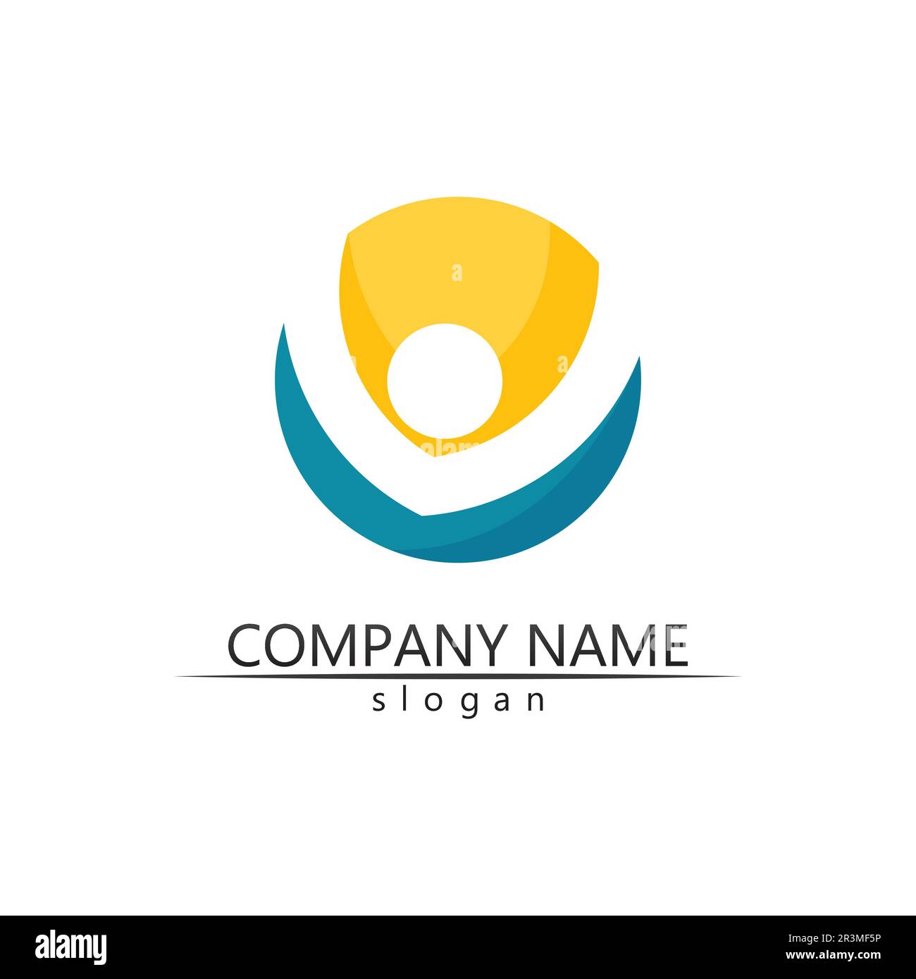 Design-Vorlage für People Community, Pflegegruppennetzwerk und soziale Symbole Stock Vektor
