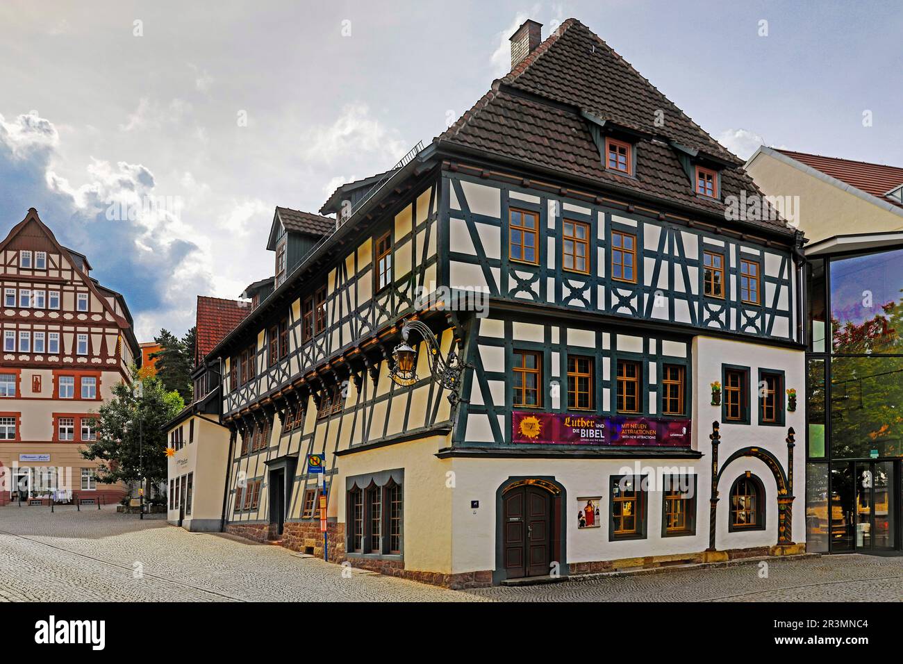 Lutherhaus in der historischen Altstadt, Europäisches Kulturerbe, Eisenach, Thüringen, Deutschland Europa Stockfoto