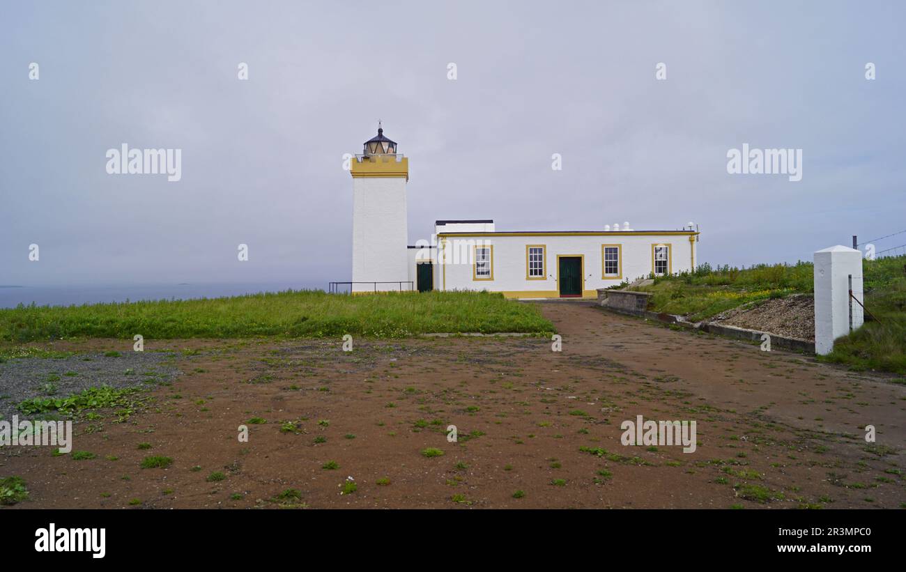 Duncansby Head Leuchtturm Stockfoto