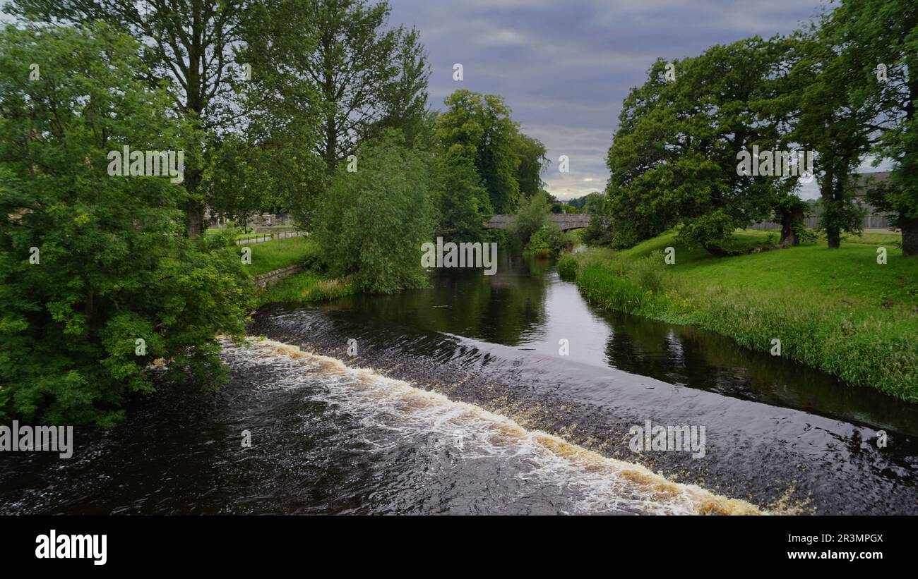 River Lossie in Elgin in Schottland Stockfoto