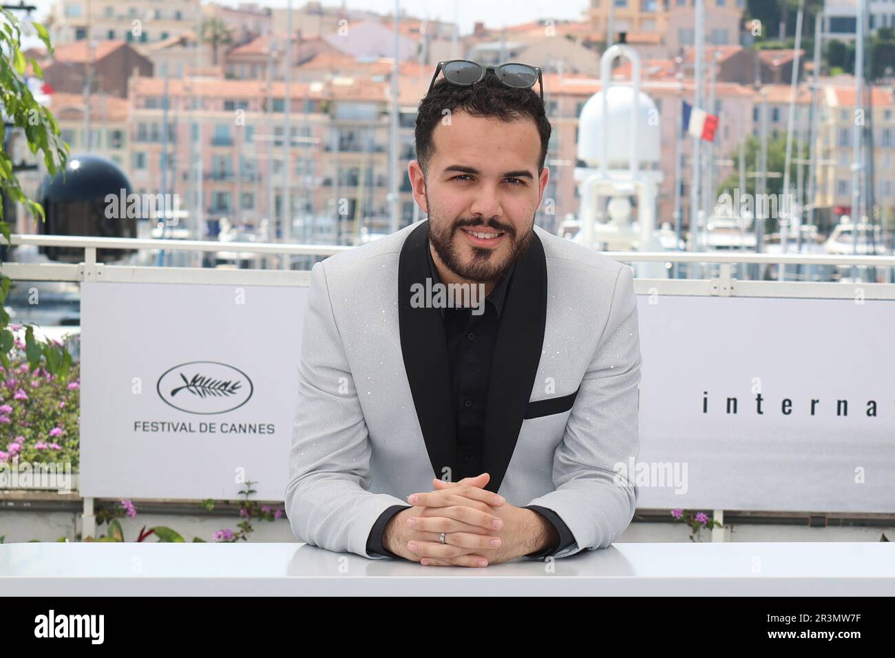 Rayen Hediji Participe au Photocall AGJ au Palais des Festival, dans le cadre du 76e Festival de Cannes Stockfoto