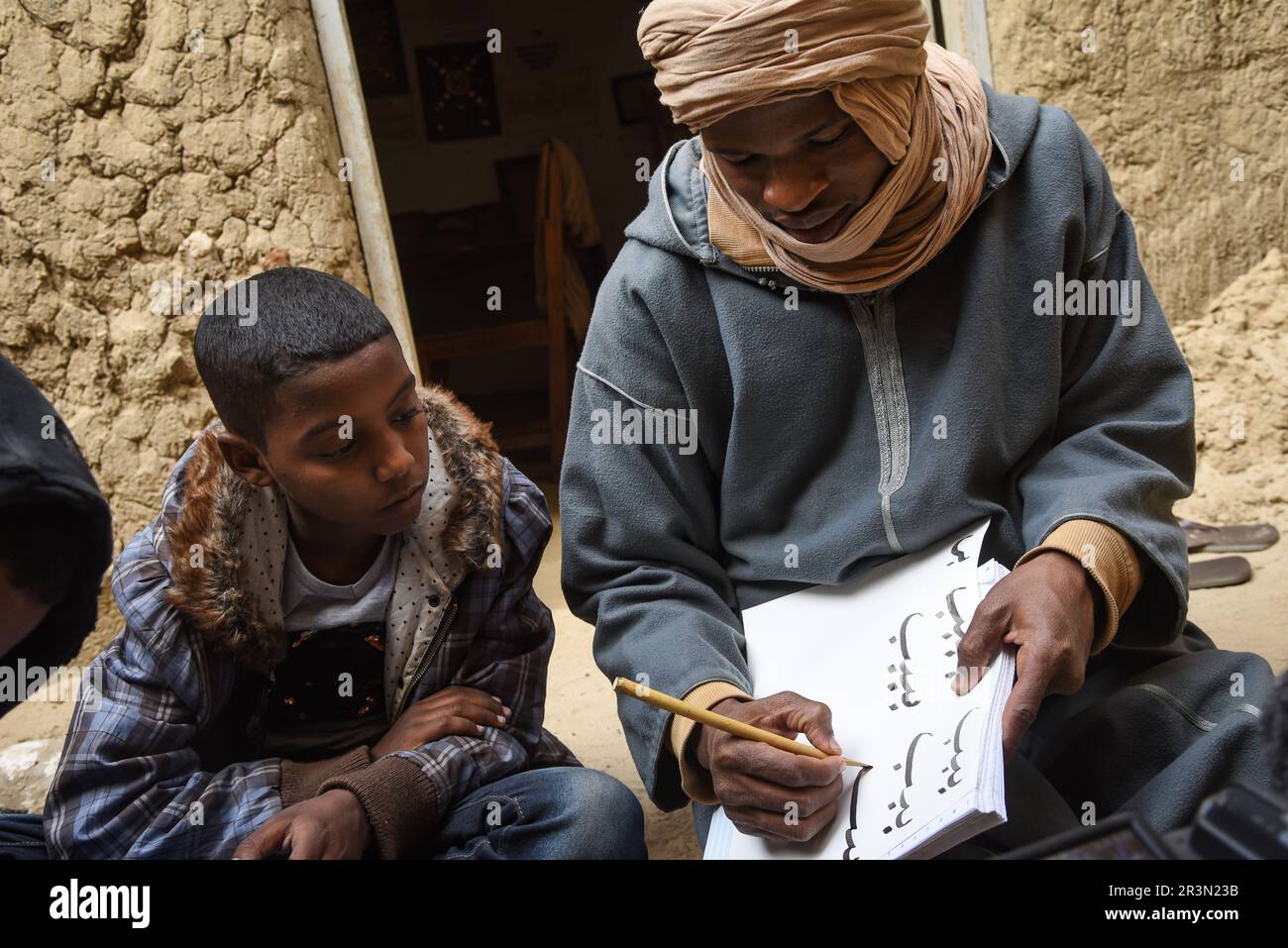 Nicolas Remene / Le Pictorium - Baba El Hadj, ein junger Schuljunge in Timbuktu, Mali. - 18/1/2020 - Mali / Tombouctou (Timbuktu) / Tombouctou (Timbuk Stockfoto