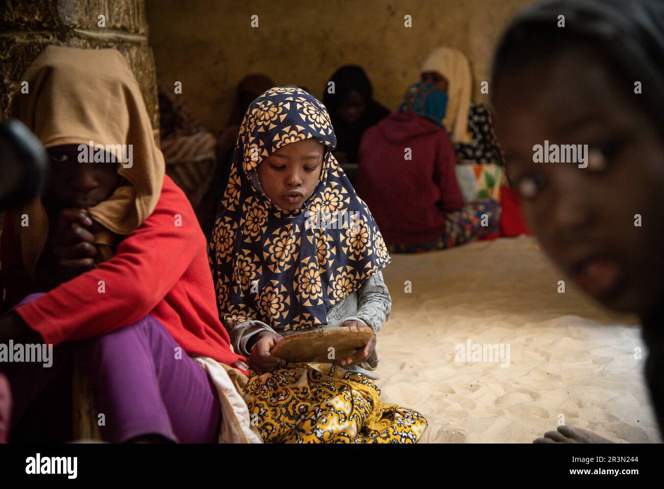 Nicolas Remene / Le Pictorium - Baba El Hadj, ein junger Schuljunge in Timbuktu, Mali. - 18/1/2020 - Mali / Tombouctou (Timbuktu) / Tombouctou (Timbuk Stockfoto