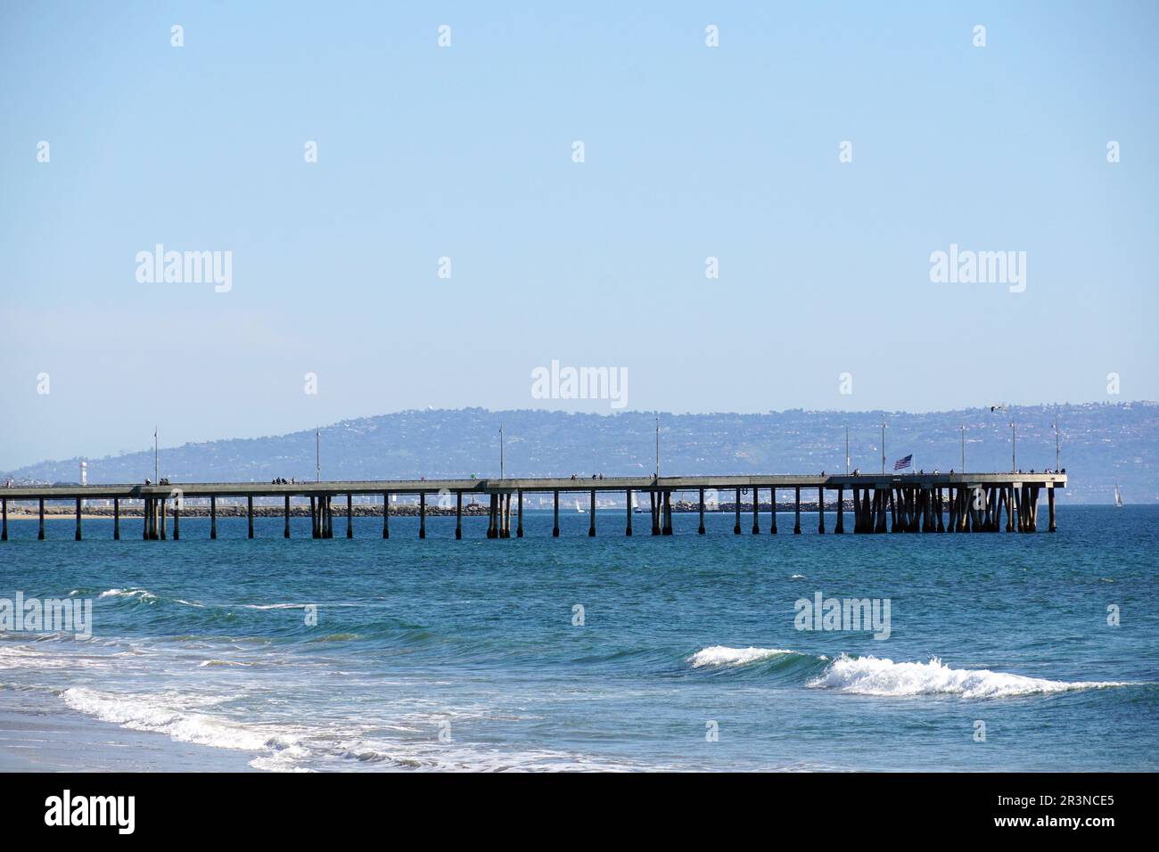 Pier, Strand, Venedig, Los Angeles County, Kalifornien, USA, Nordamerika Stockfoto