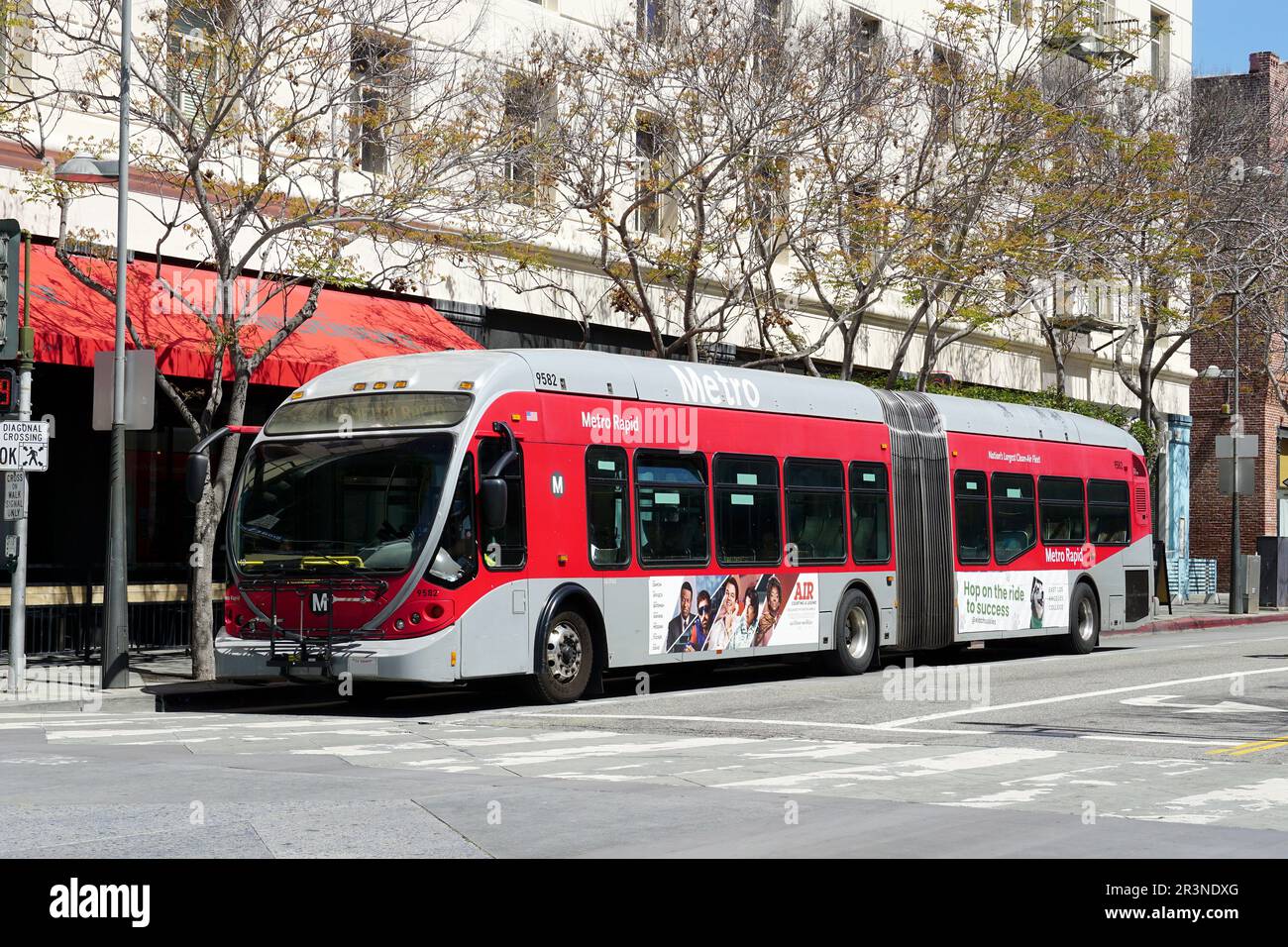 Öffentlicher U-Bahn-Bus, Santa Monica, Los Angeles County, Kalifornien, USA, Nordamerika Stockfoto