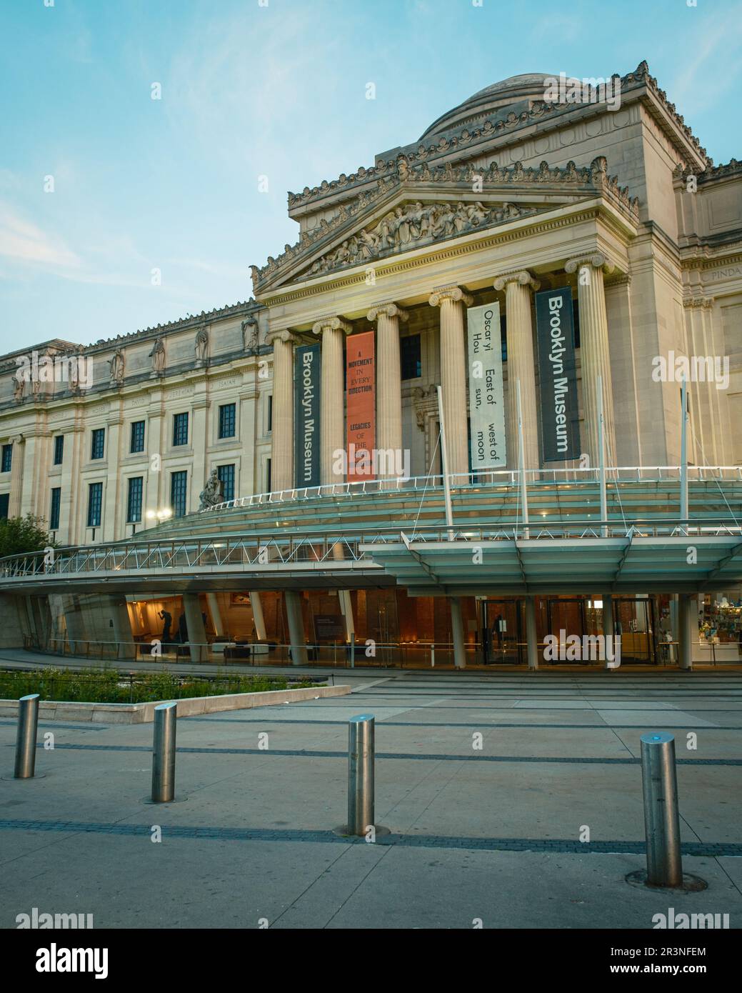 Die Fassade des Brooklyn Museum, Brooklyn, New York Stockfoto