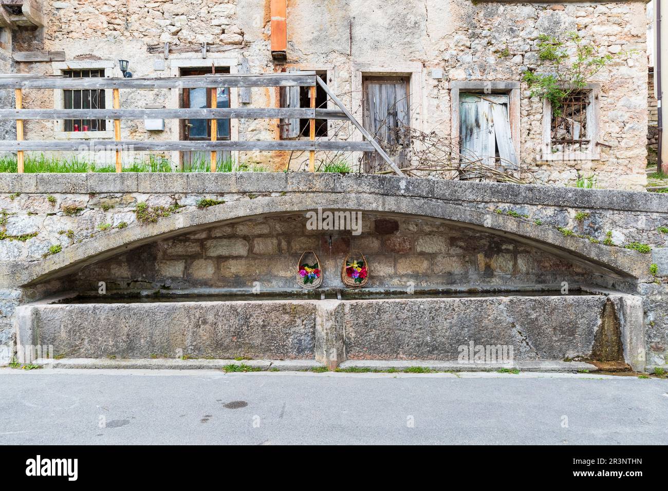 Italien Friuli Erto Stockfoto