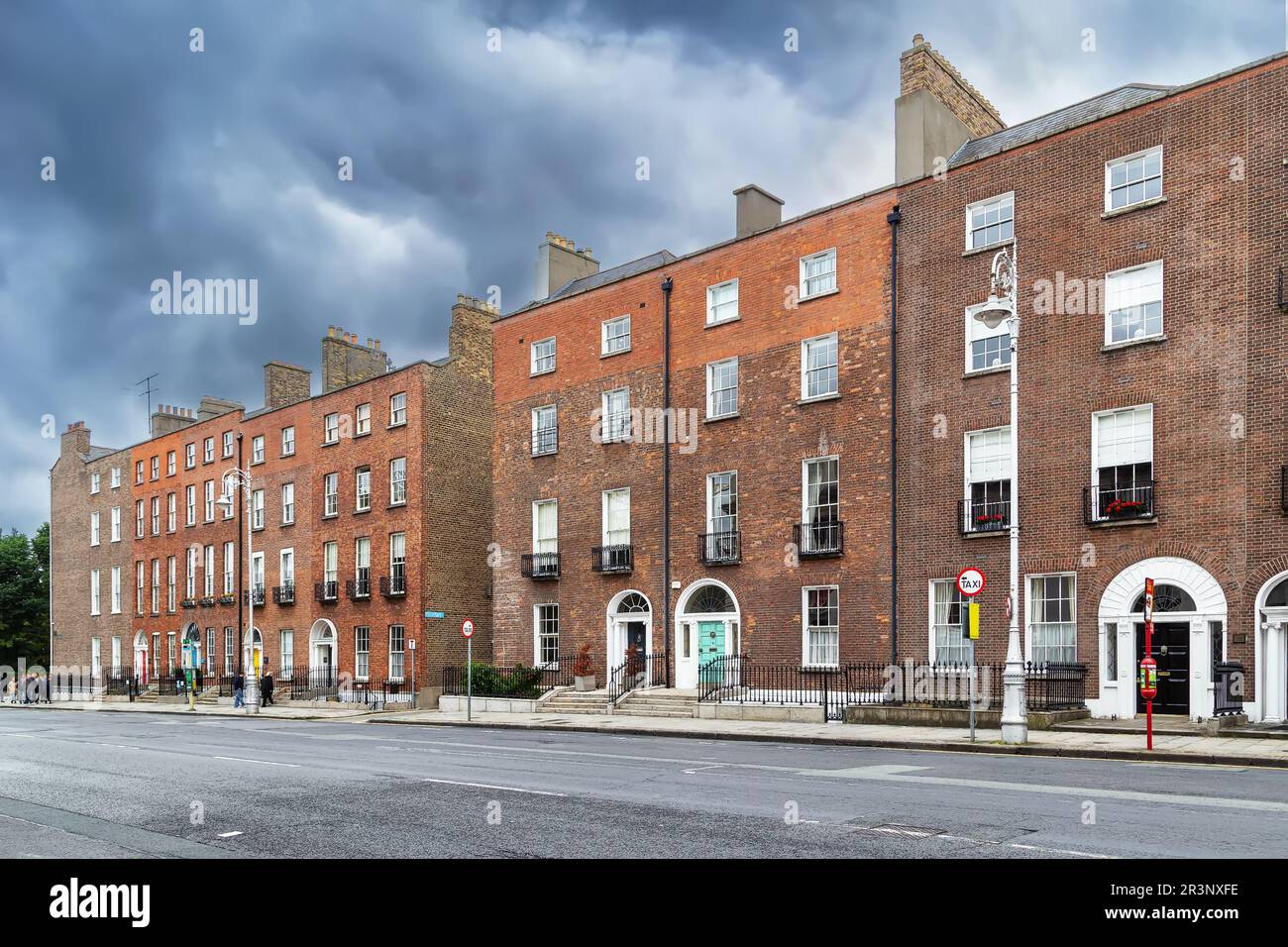 Straße in Dublin, Irland Stockfoto