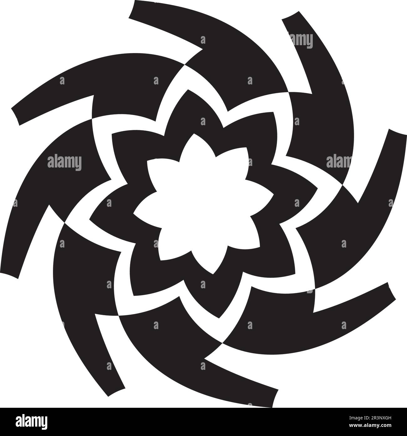 Tribal Tatto Collection Set Flamme tatoo Totem Vector Illustration Design Stock Vektor