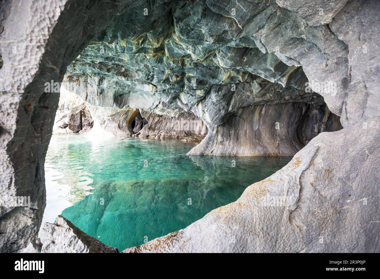 Marmorhöhle Stockfoto