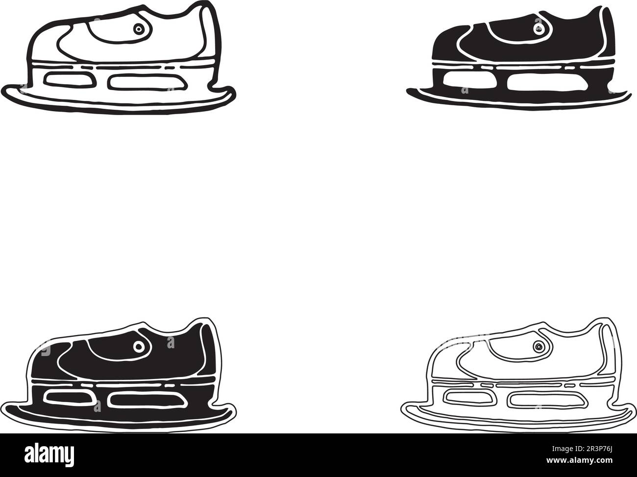 Schuhkonzept Sneaker Vektordesign und Logo Stock Vektor