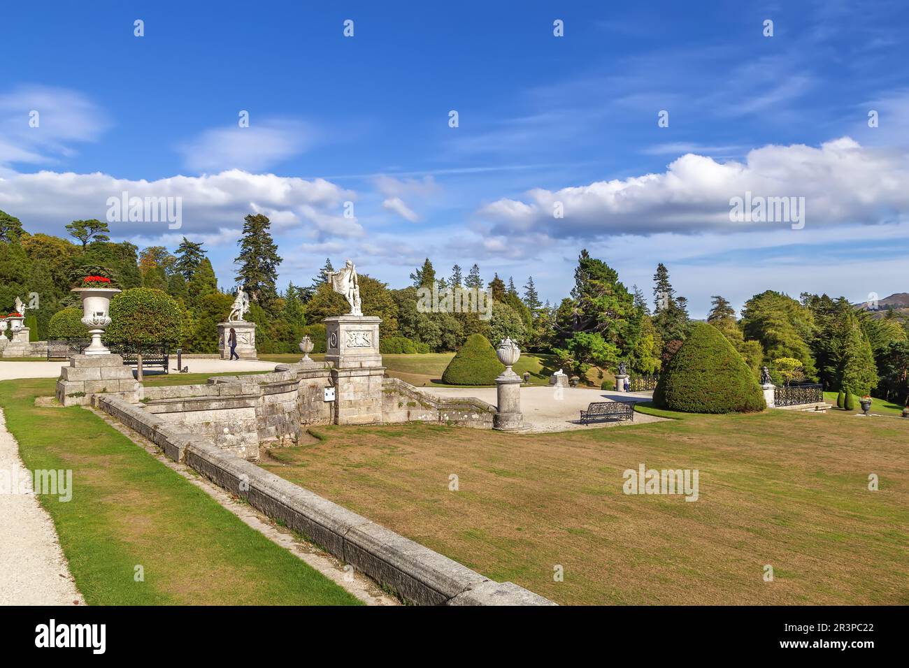 Powerscourt Park, Irland Stockfoto
