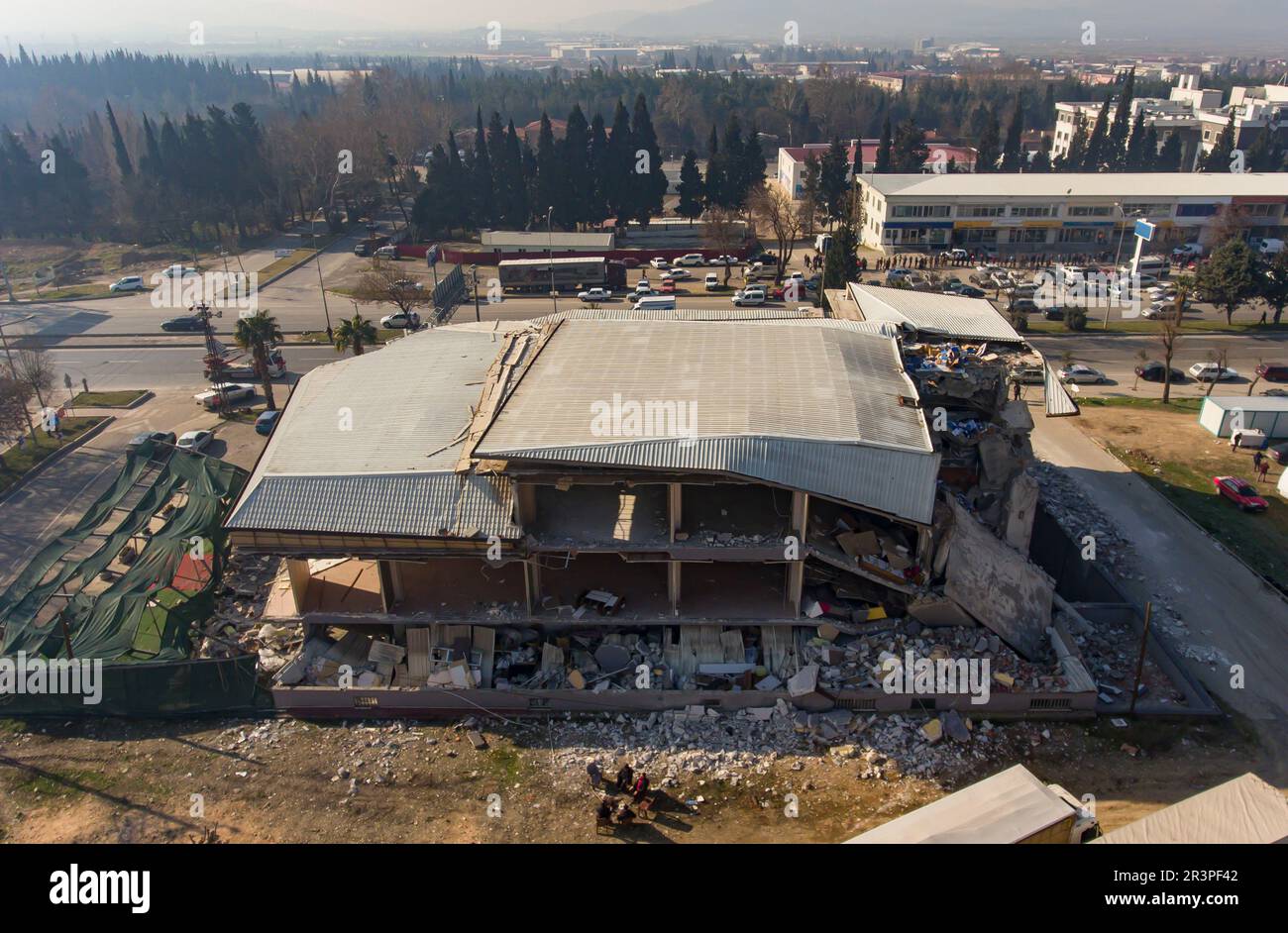 Elbistan Kahramanmaras Türkei 02 07 2023 Erdbeben In Der Türkei 2023. Ein verheerendes Erdbeben der Größenordnung 7,8 traf die türkische Provinz Kahramanmaras Stockfoto