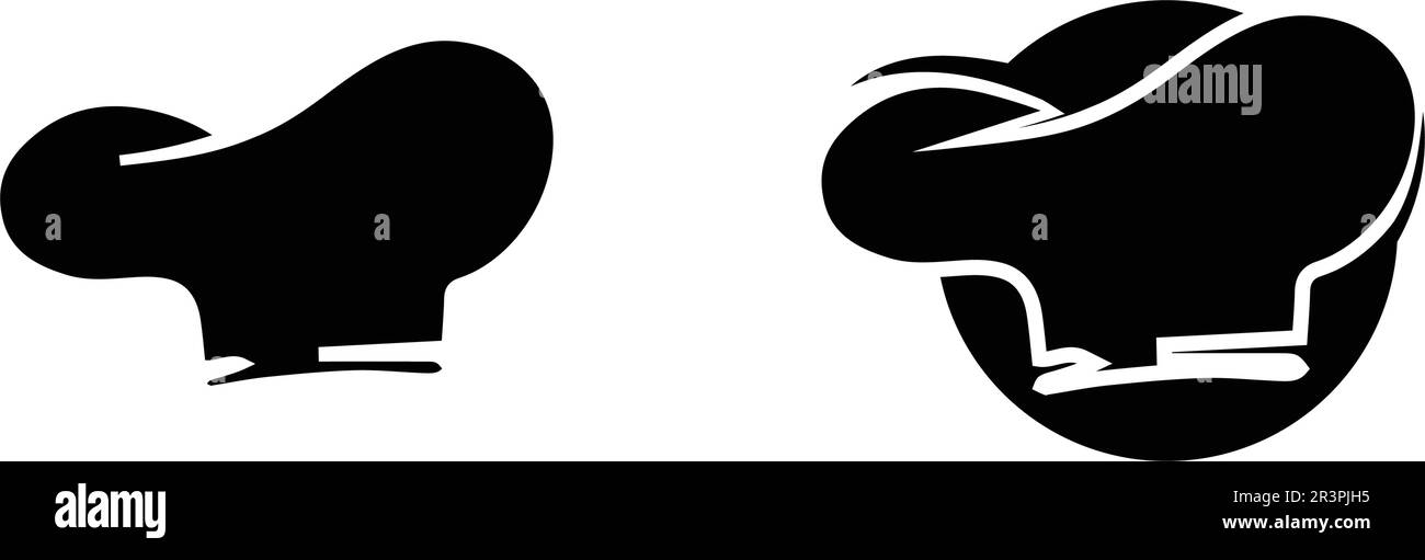 Chefkoch Logo klassischer Koch Catering Vektordesign Stock Vektor