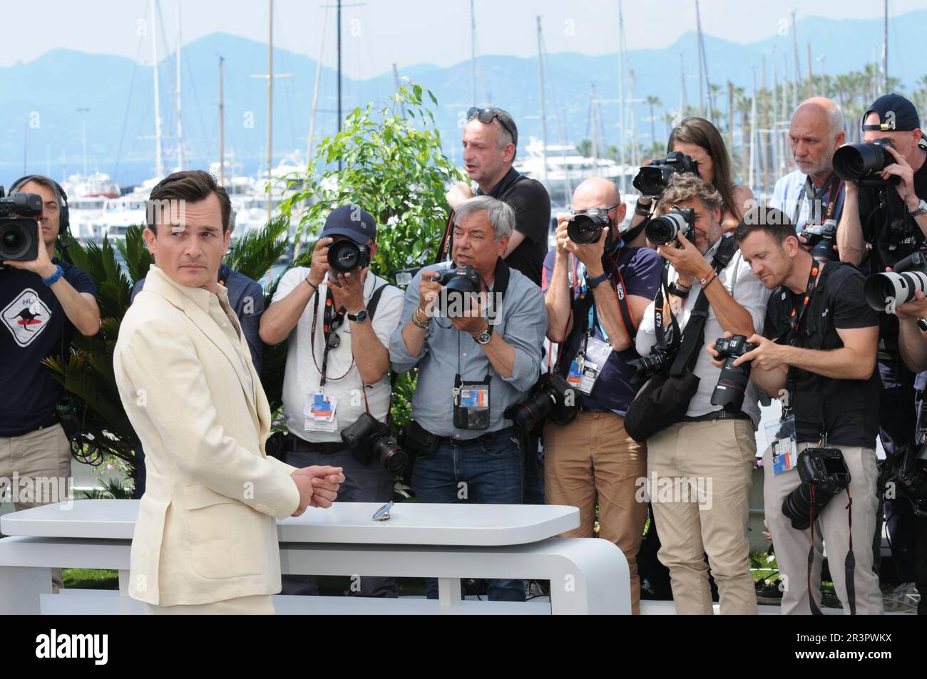 Cannes, 16. 2023. Mai ASTEROIDENSTADT Fotoaufruf beim Cannes Film Festival 76. 2023. Stockfoto