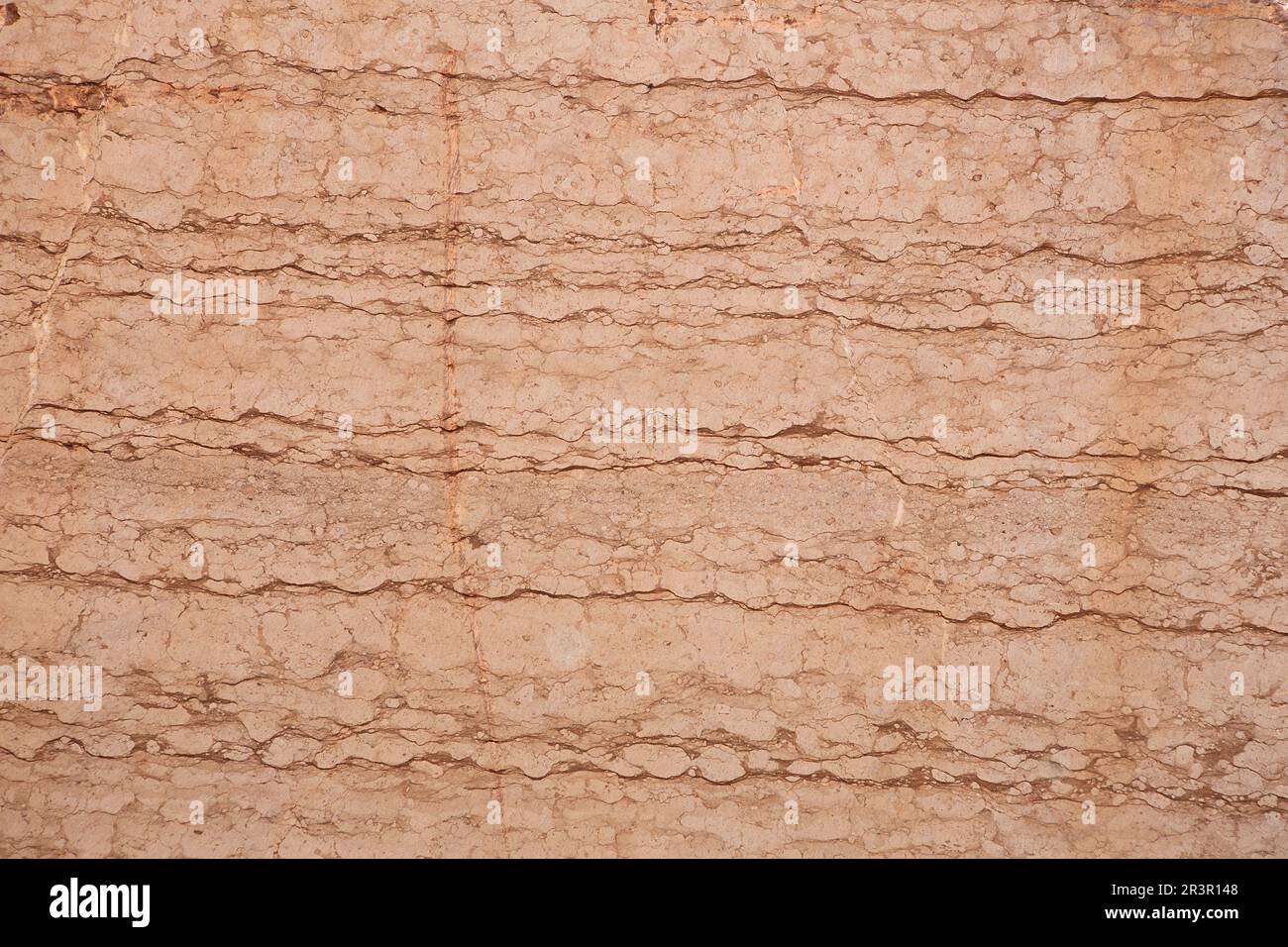 Marmorhintergrund. Hintergrundstruktur aus Naturstein. Glatter Marmorschnitt im Steinbruch. Stockfoto