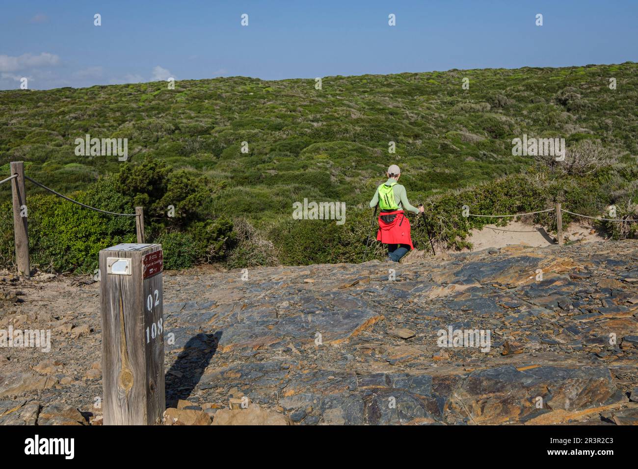 Naturpark S'Albufera des Grau, Menorca, Balearen, Spanien. Stockfoto