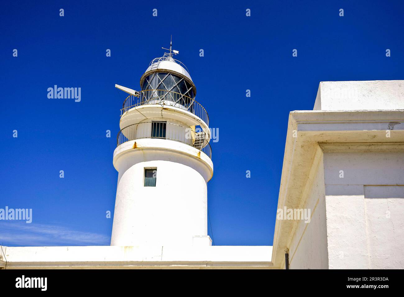 Cap de Cavalleria, faro. Tramuntana. Menorca. Islas Baleares.España. Stockfoto