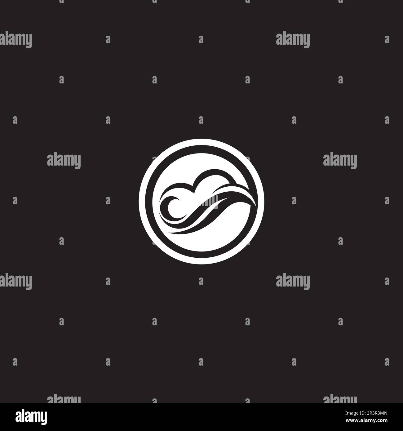 Cloud Server Daten Logos und Symbole Symbole Stock Vektor