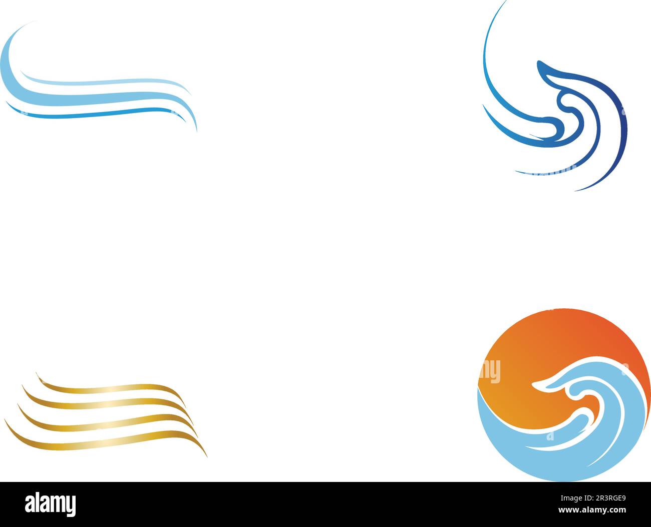 Wassertropfen Logo Template Vector Illustration Design Stock Vektor