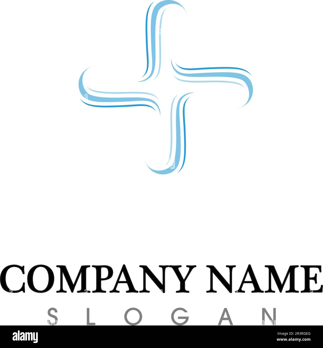 Wassertropfen Logo Template Vector Illustration Design Stock Vektor