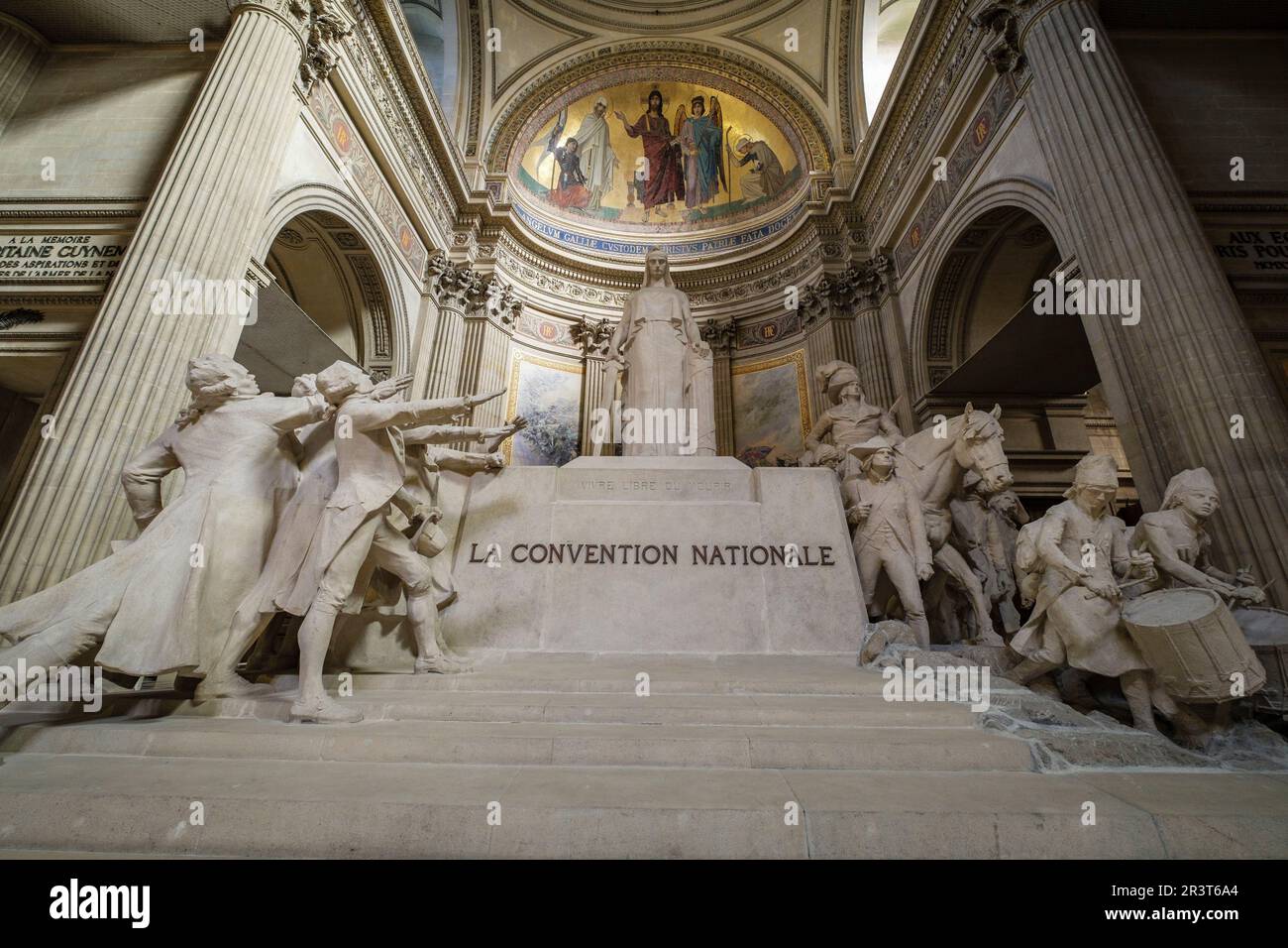 Panteón, Le Panthéon, Monumento de estilo neoclásico, V distrito, París, Frankreich, Westeuropa. Stockfoto