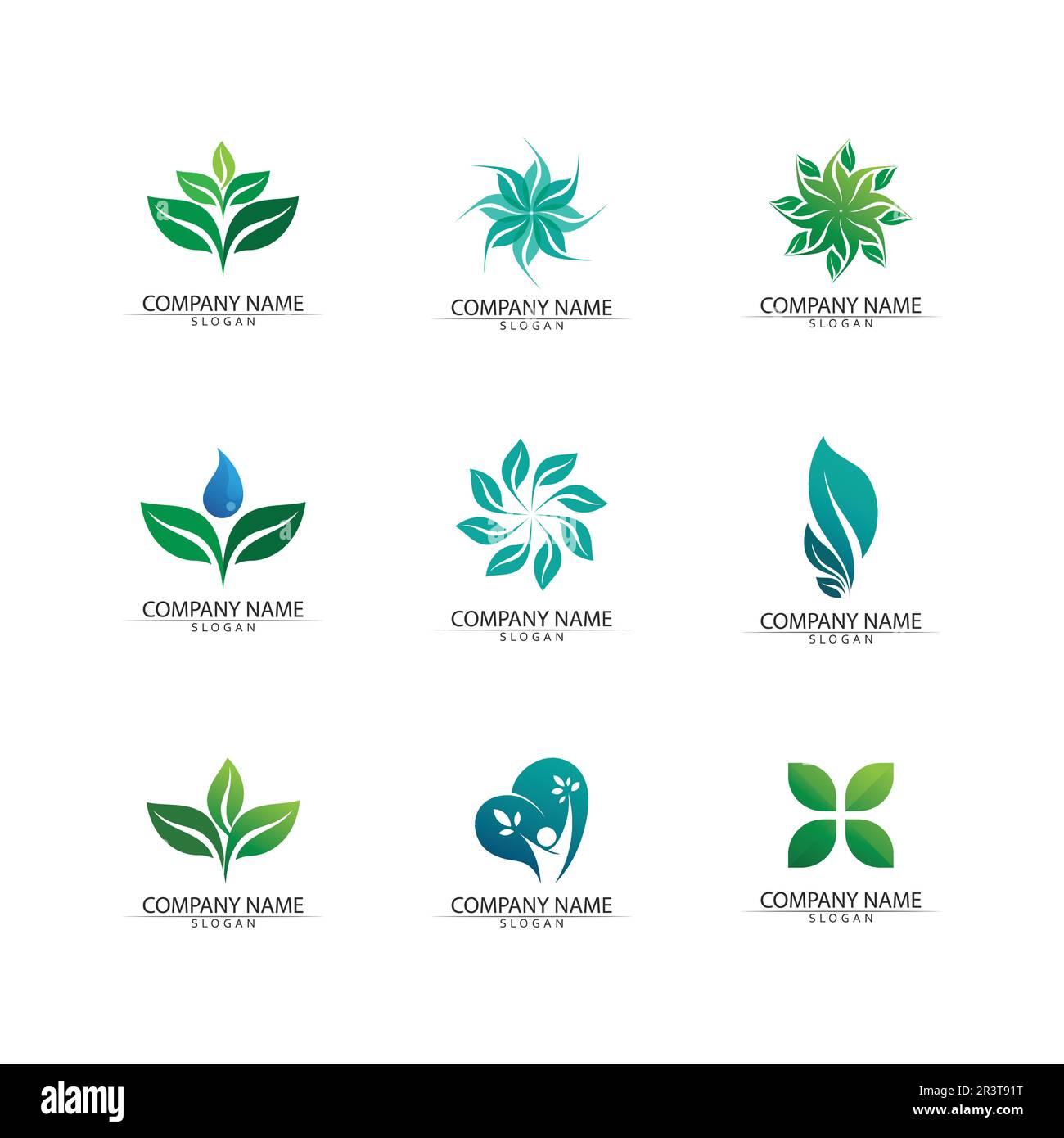 Pflanzensamen Logo Concept Template Vector.growing Saatgut Logo.Saatgut