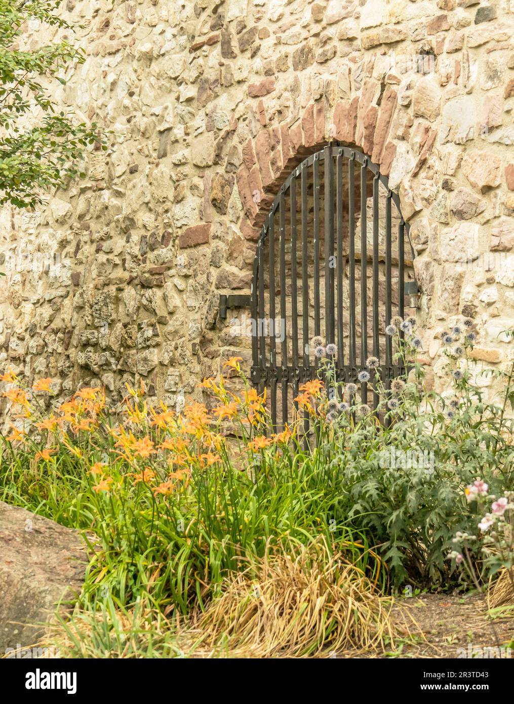 Stadtmauer Villingen, Villingen-Schwenningen Stockfoto