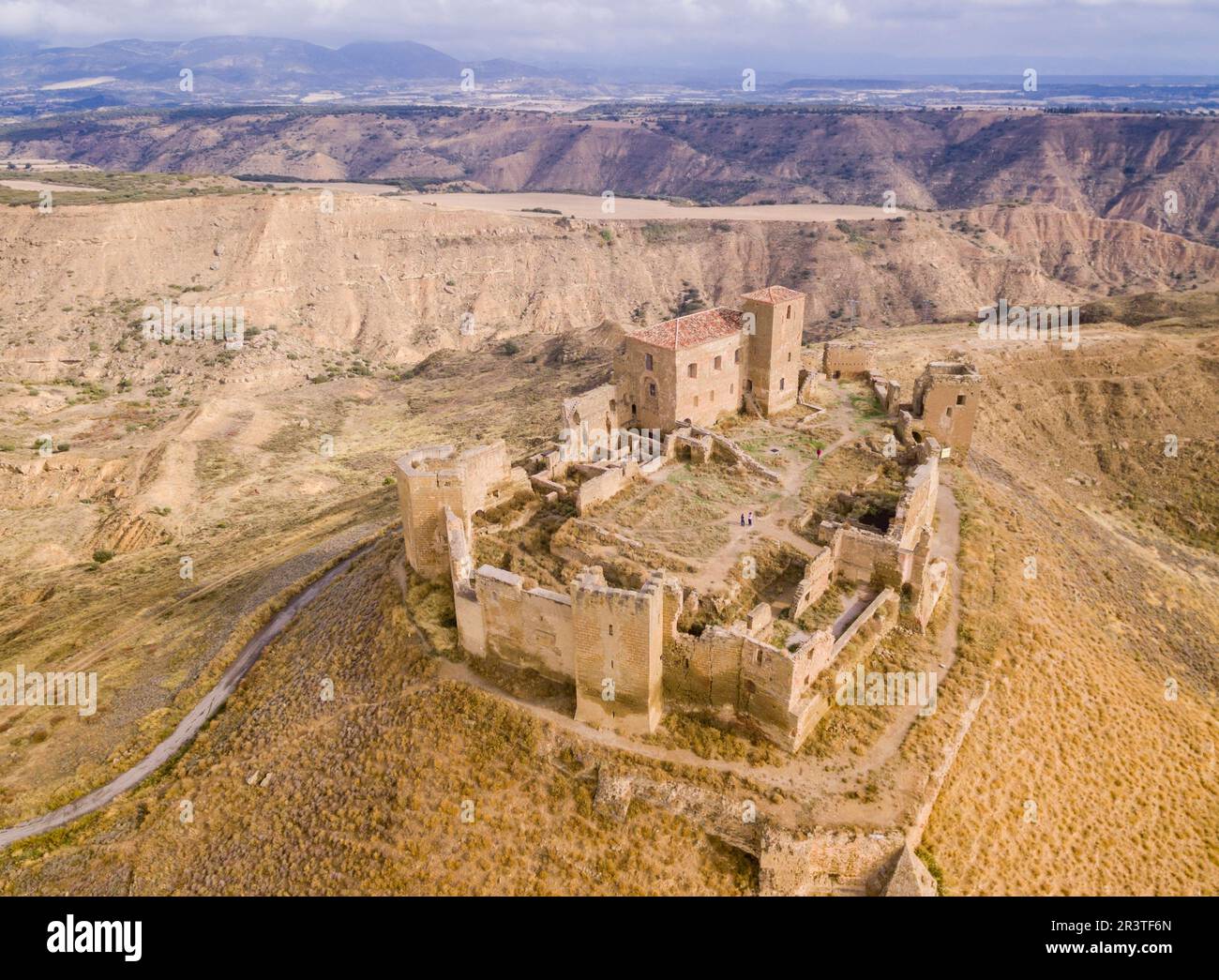 Castillo de MontearagÃ³n Stockfoto