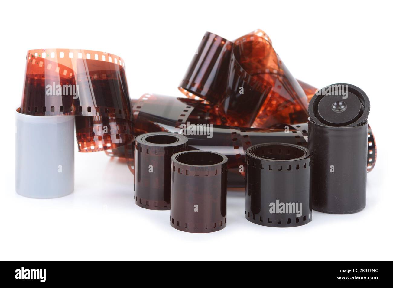 Alten 35 mm negativ-Film-Streifen Stockfoto