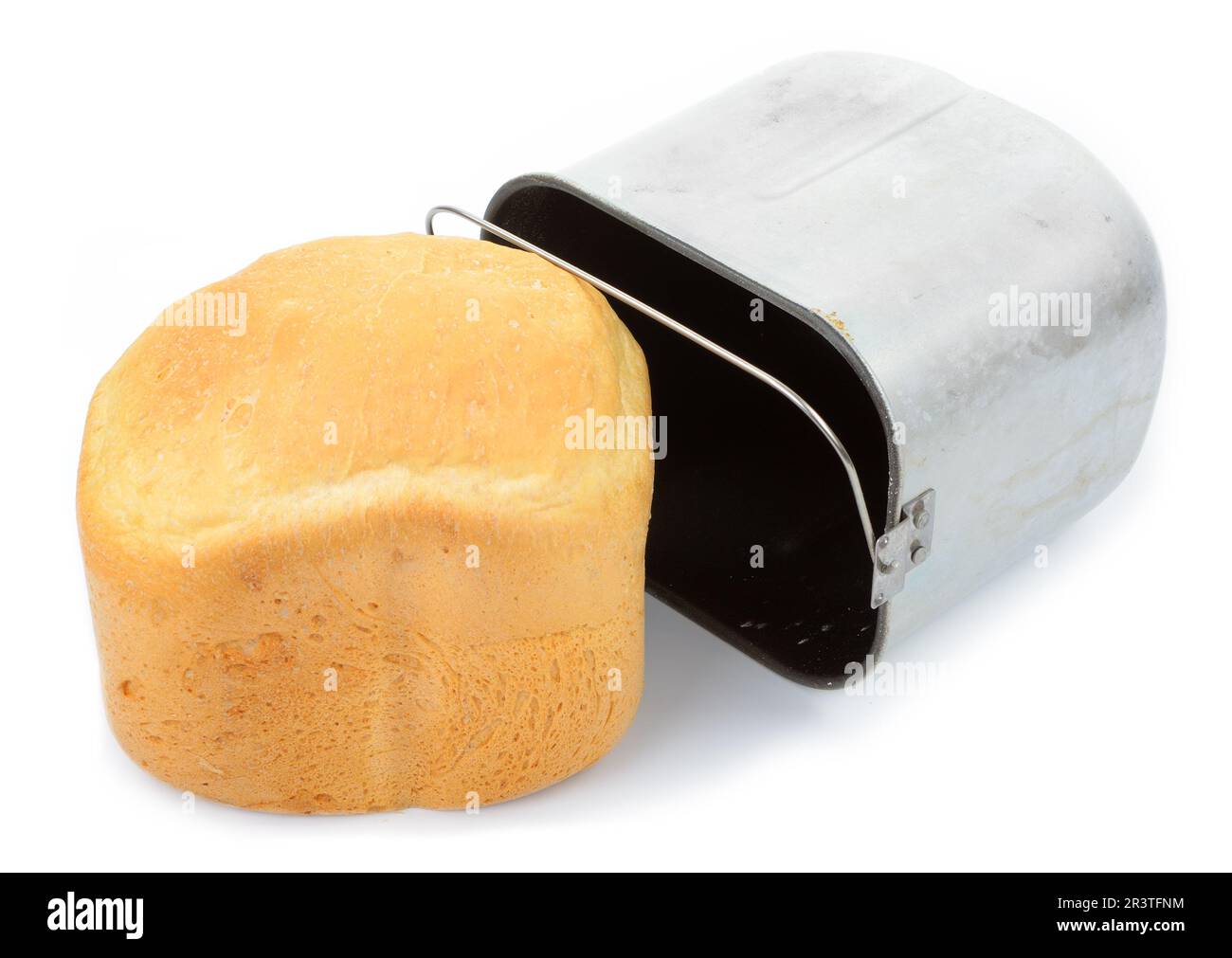 Brot aus der Brotmaschine Stockfoto