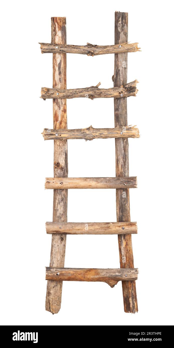 Holztreppe Stockfoto