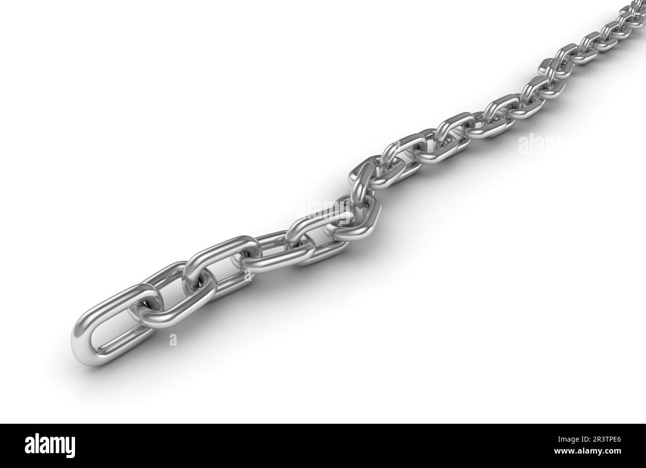 Chrom-Kette Stockfoto